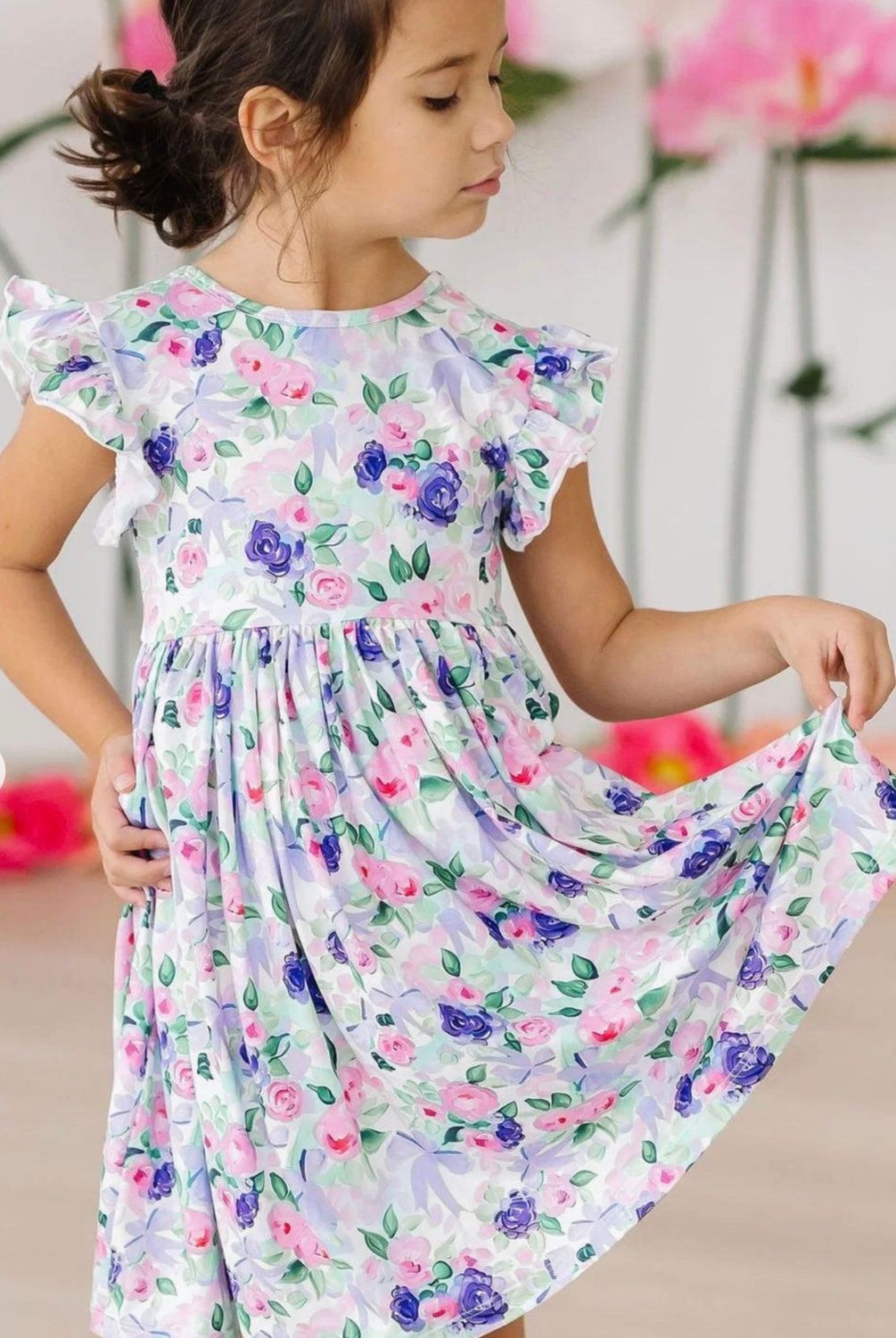Lavender Love Dress and Legging Set