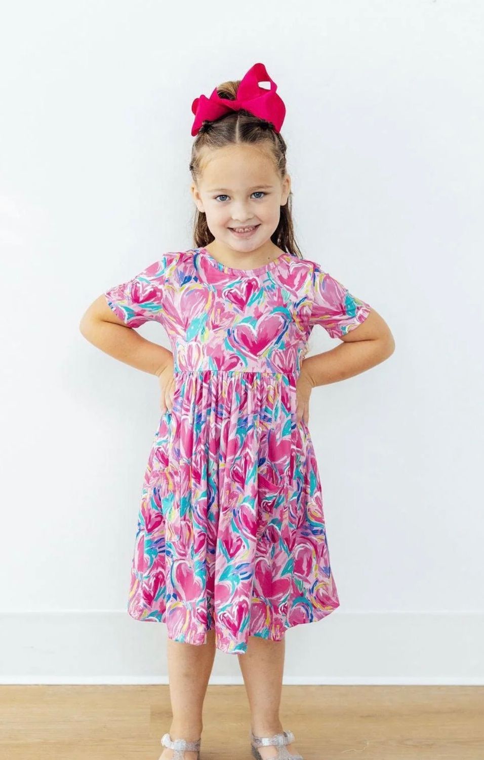 Sweetheart Scribble Dress