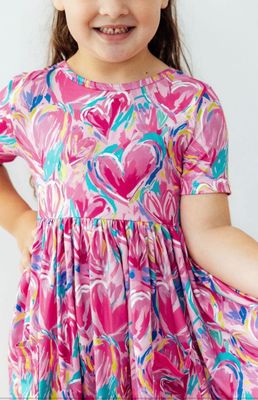 Sweetheart Scribble Dress