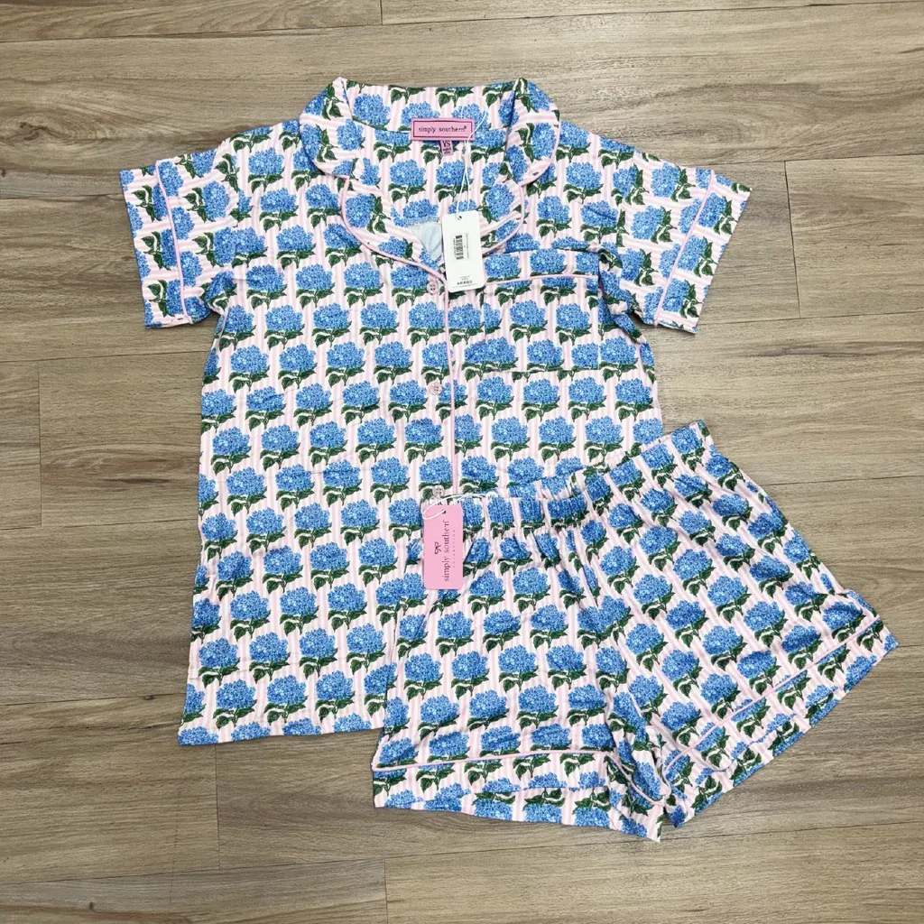 Pink Hydrangea PJ Set