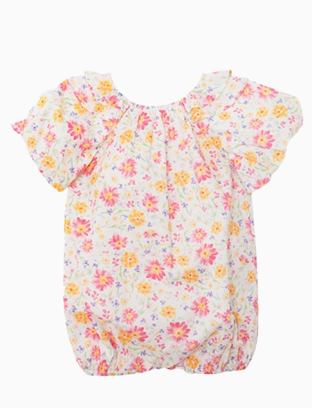 Petal Party Romper - Pink