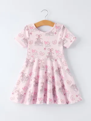 Summer Castle Girls Short Sleeve Dress
