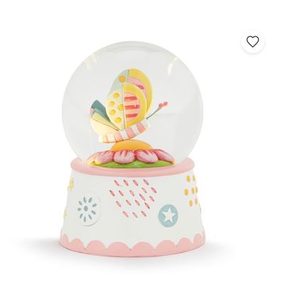 Patch Butterfly &amp; Flower Light Up Water Globe