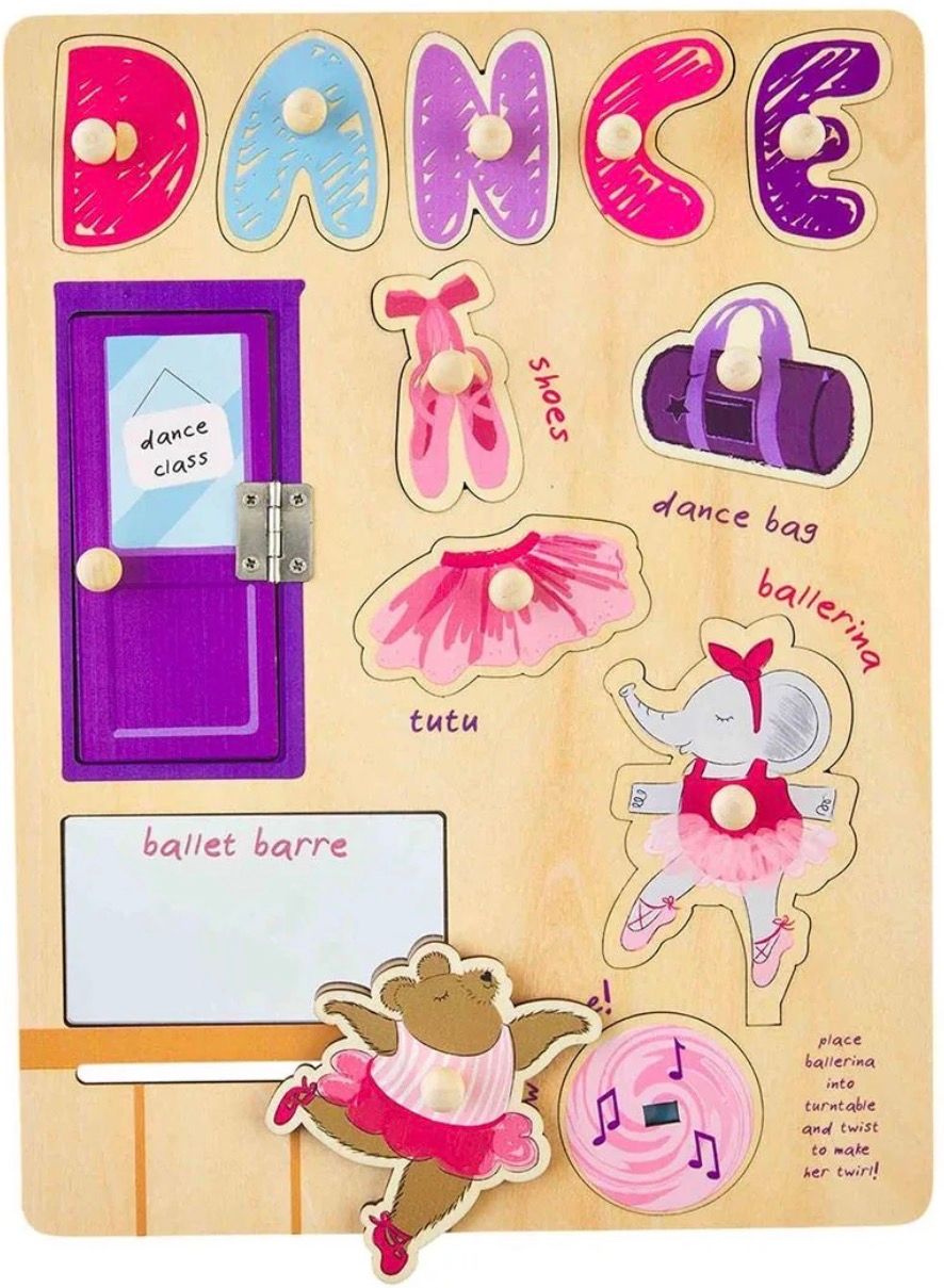 Dance Busy Board Wood Puzzle