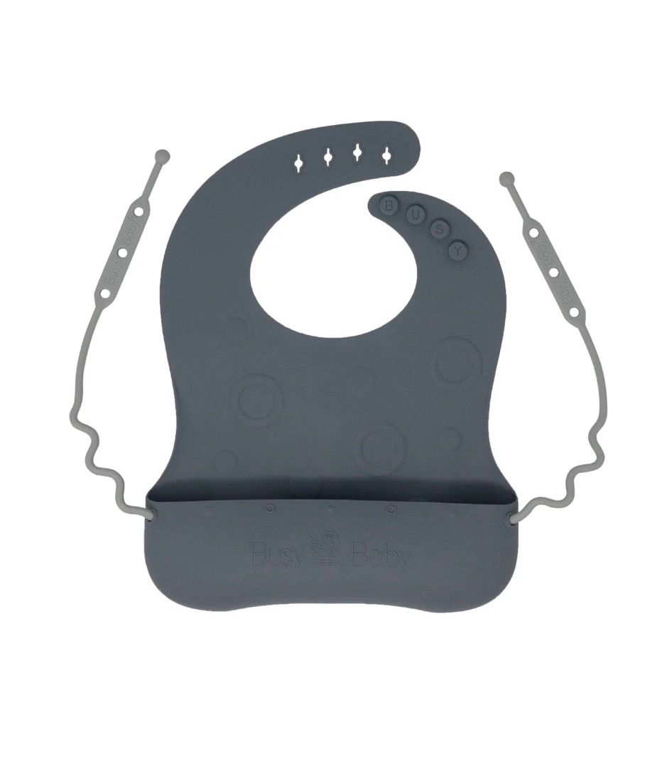 Stop the Drop Bib Pewter