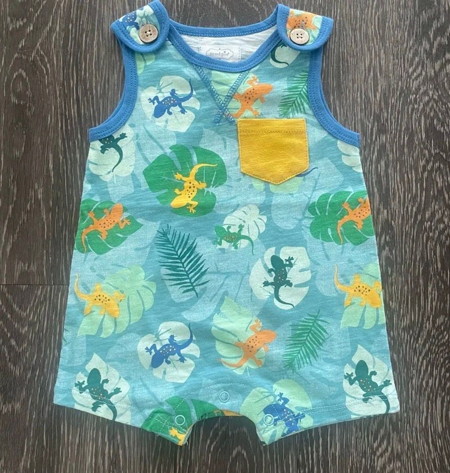 Lizard Romper 0-3M