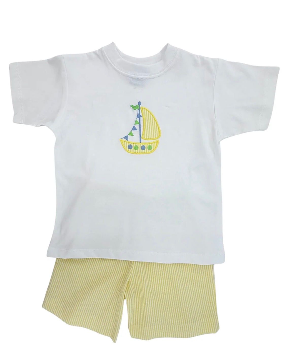 Sail Away Boys Short Set