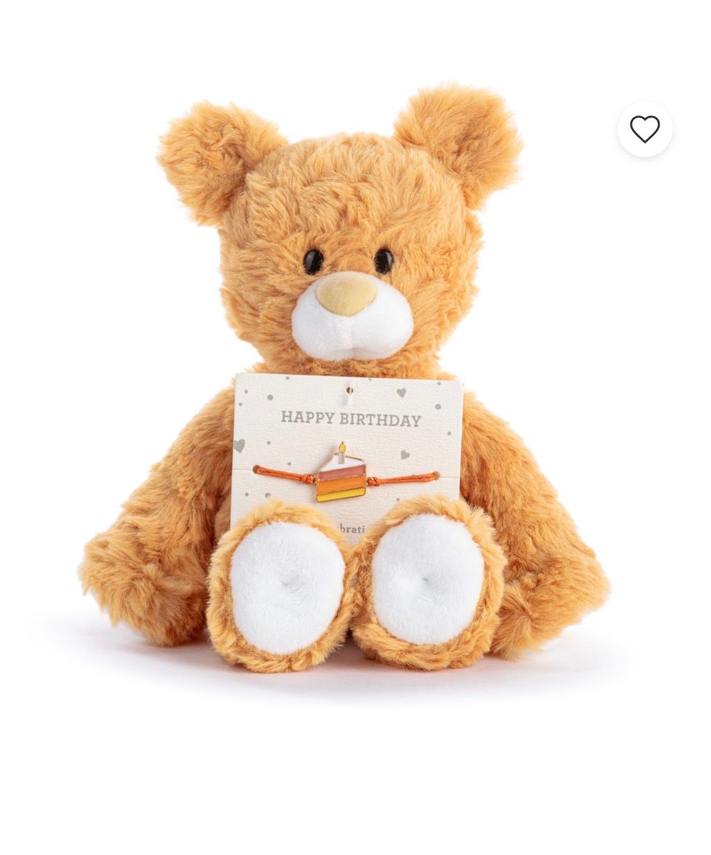 8in Bear, Size: HB Orange Bear