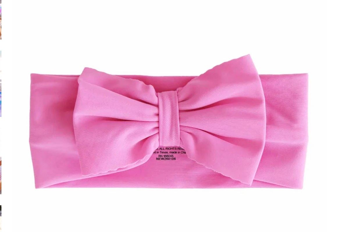 Pink Sweetie Swim Bow