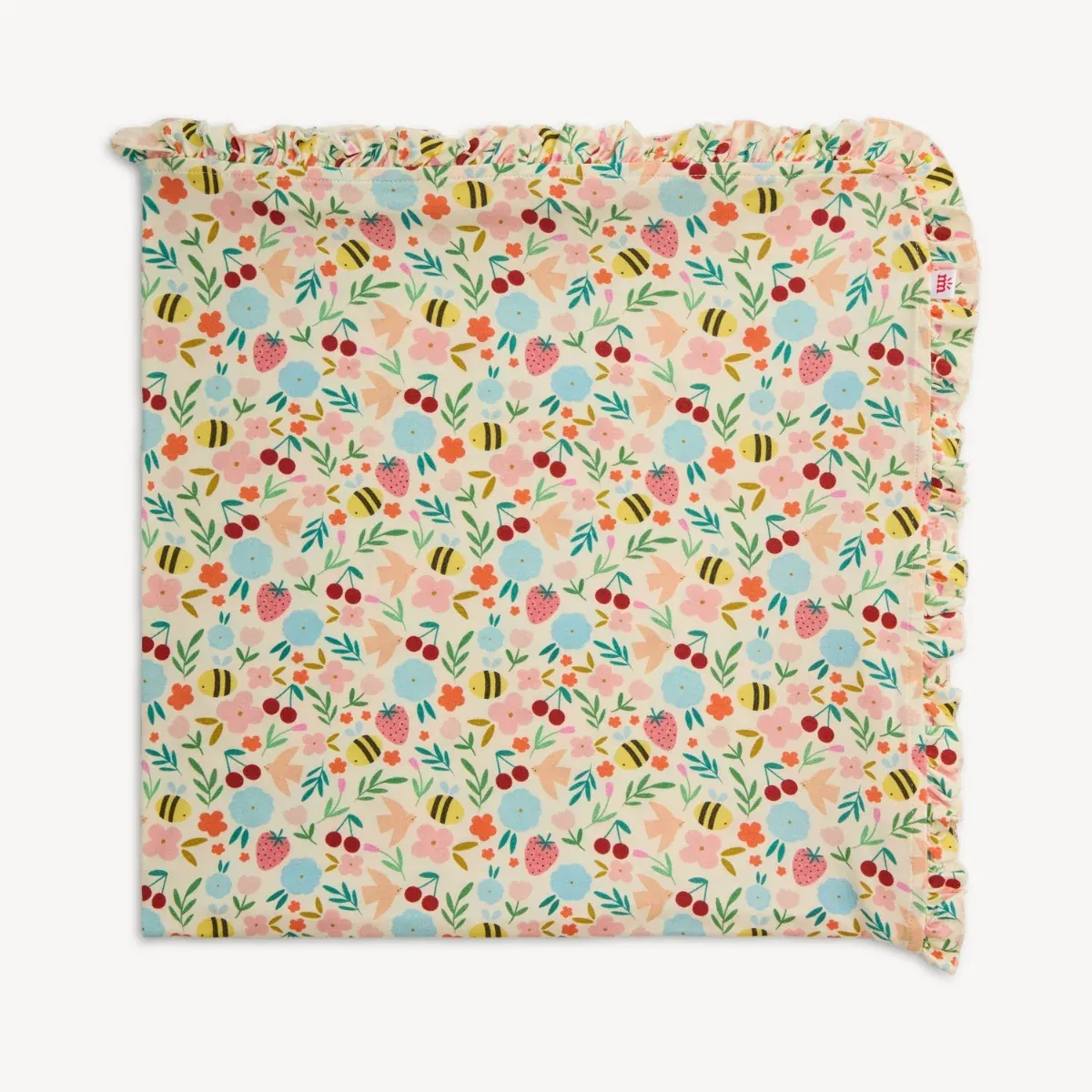Honey Blossom Ruffle Modal Magnetic Blanket