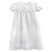 Eyelet Lace Christening Gown