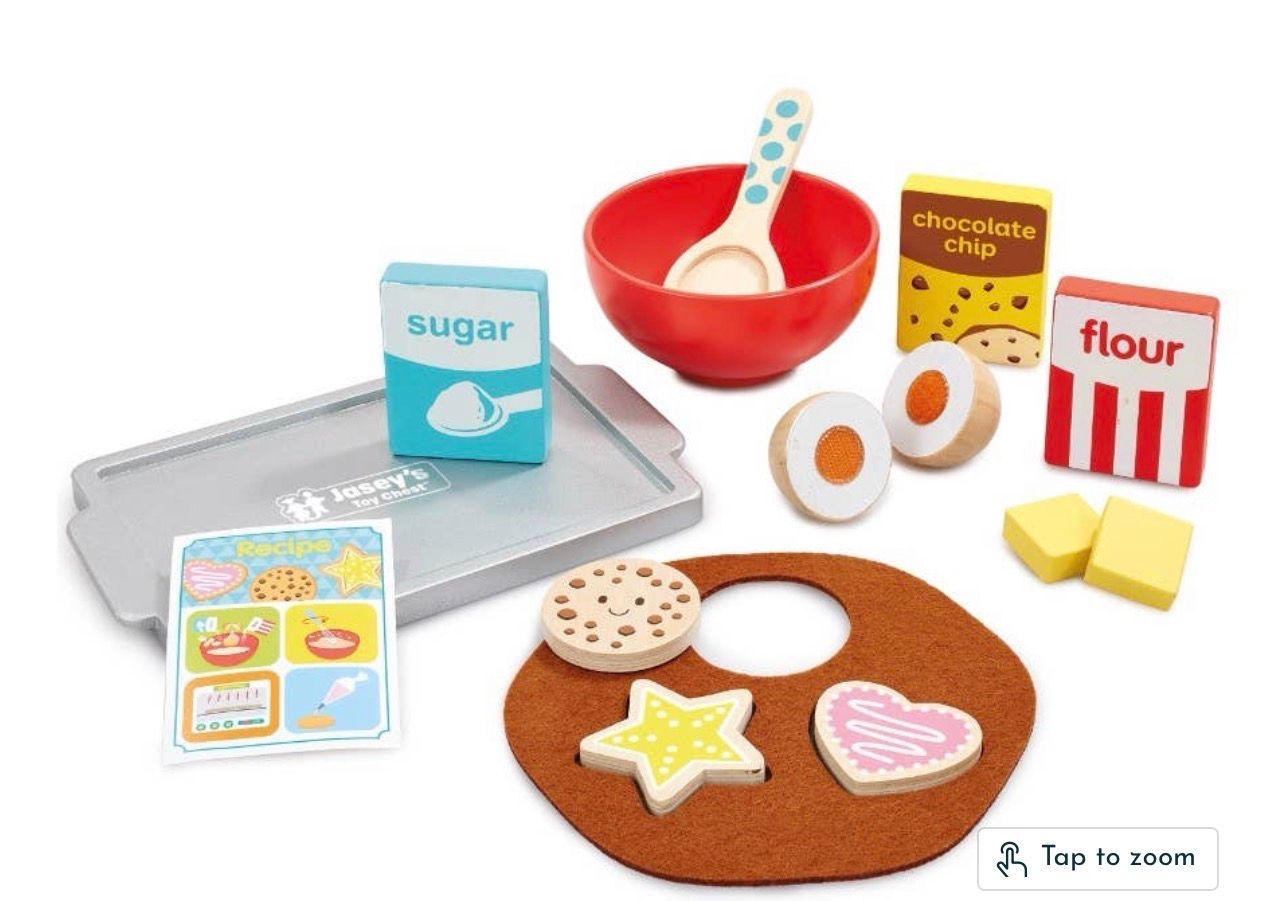 Wooden Busy Baker Cookie Set
