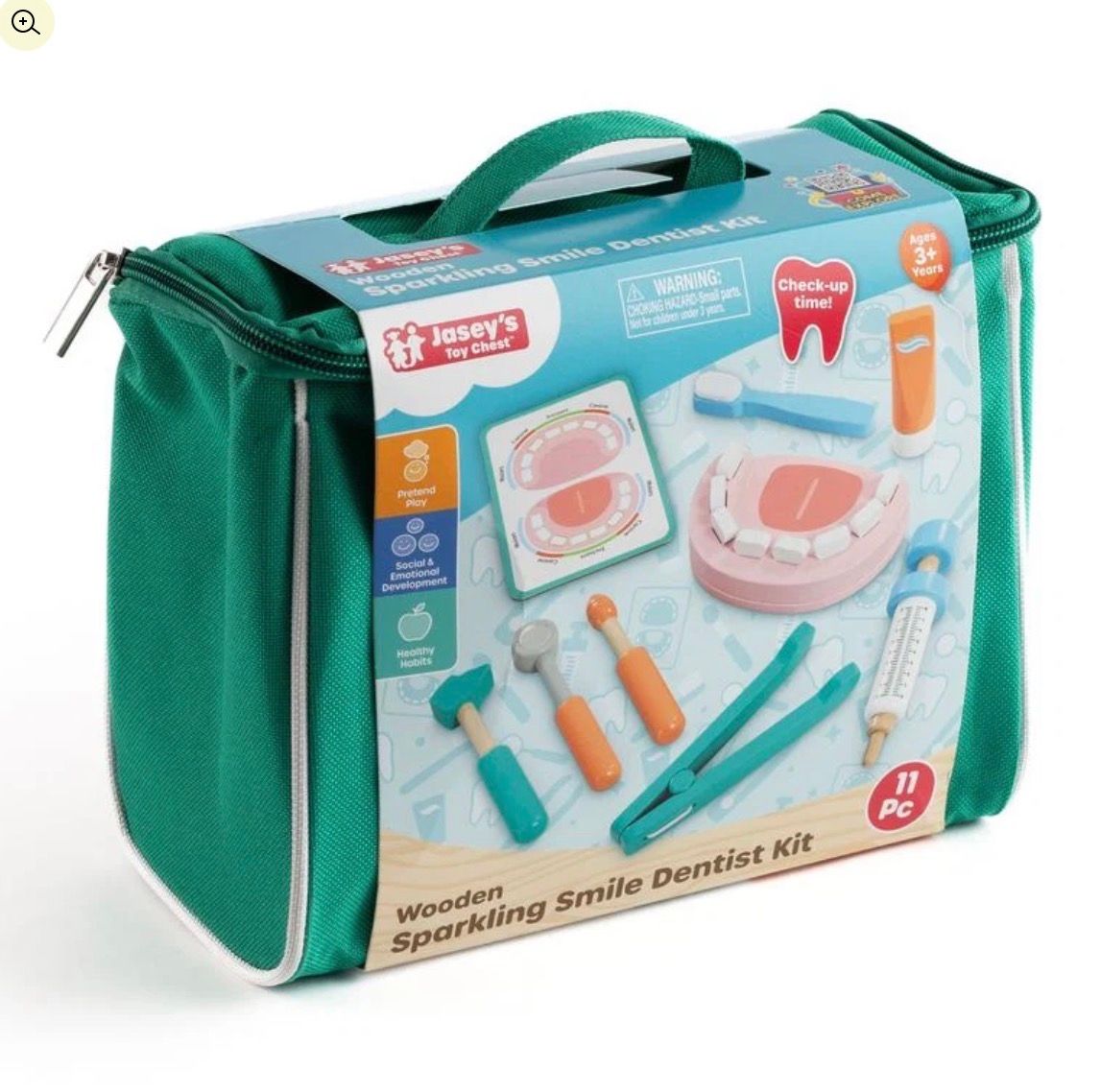 Wooden Sparkling Smile Dentist Kit