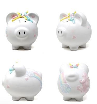 Unicorns and Rainbows Piggy Bank