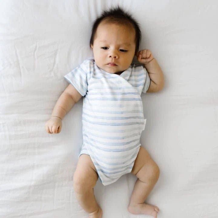 WINGED BODYSUIT, Color: Chambray Waves, Size: 0-3m