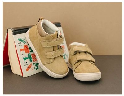 Style NO F-619 Otis Double Strap Sneaker - Chestnut