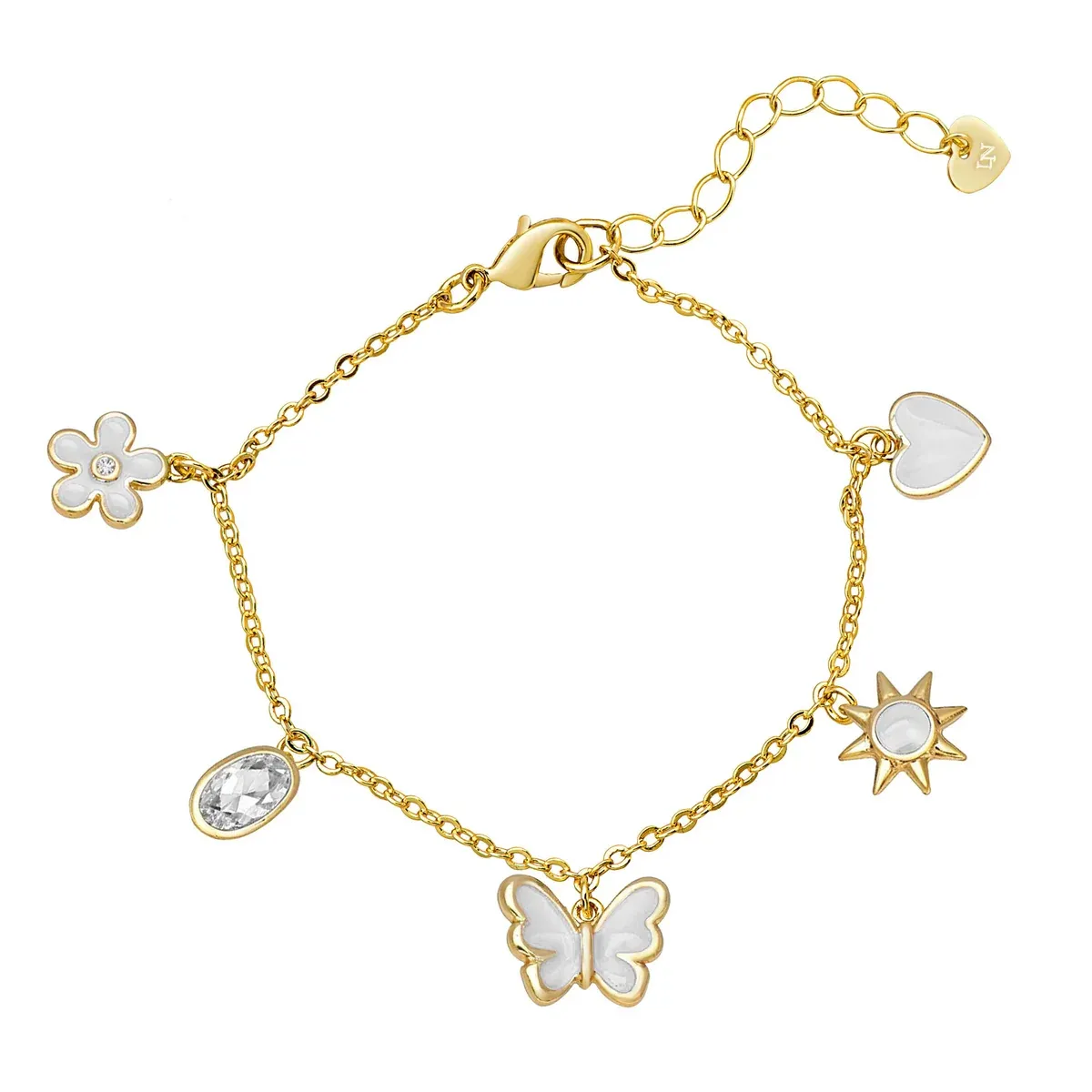 Summer Charms Bracelet (White) # 1053-WT
