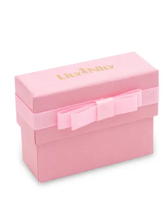 Heart Lock Bangle - Pink