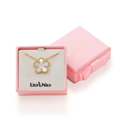Mother of Pearl Clover Necklace