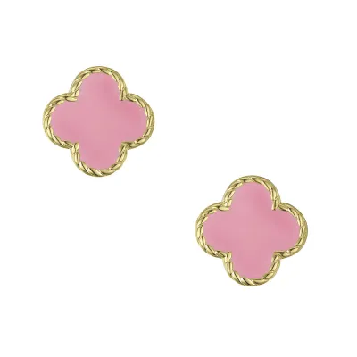 Four Leaf Clover Stud Earrings