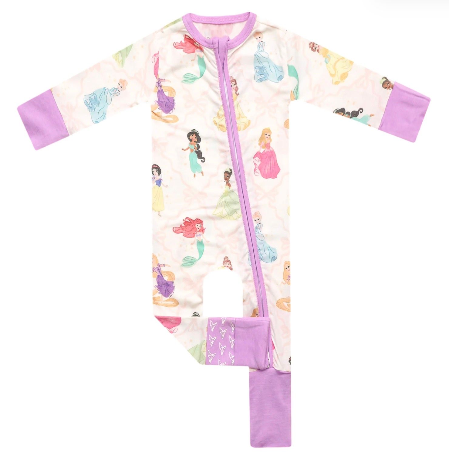 Disney Princess Zip-Up Footie