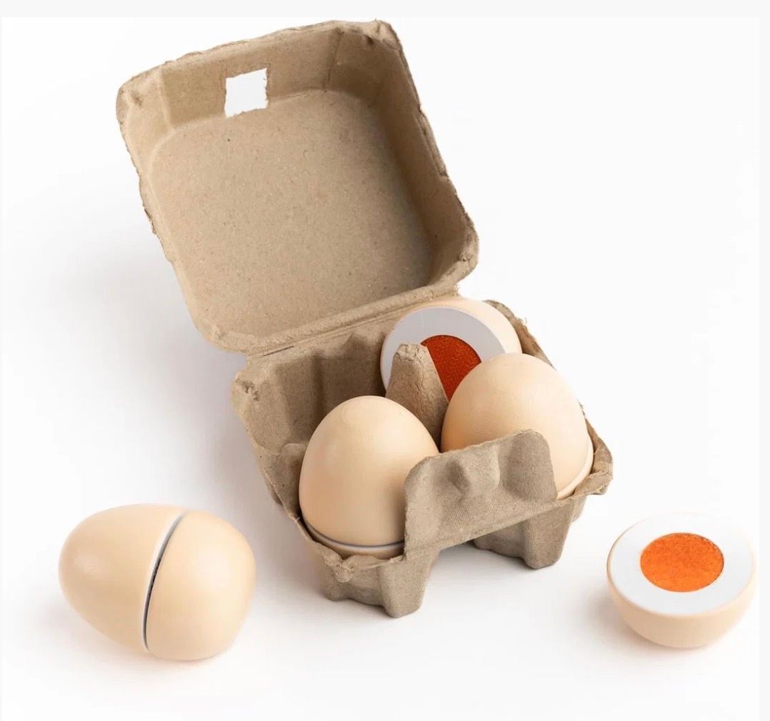 Wooden Crack &amp; Play Eggs