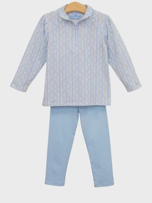 VINEYARD BLOOMS 1/4 ZIP PULLOVER SET