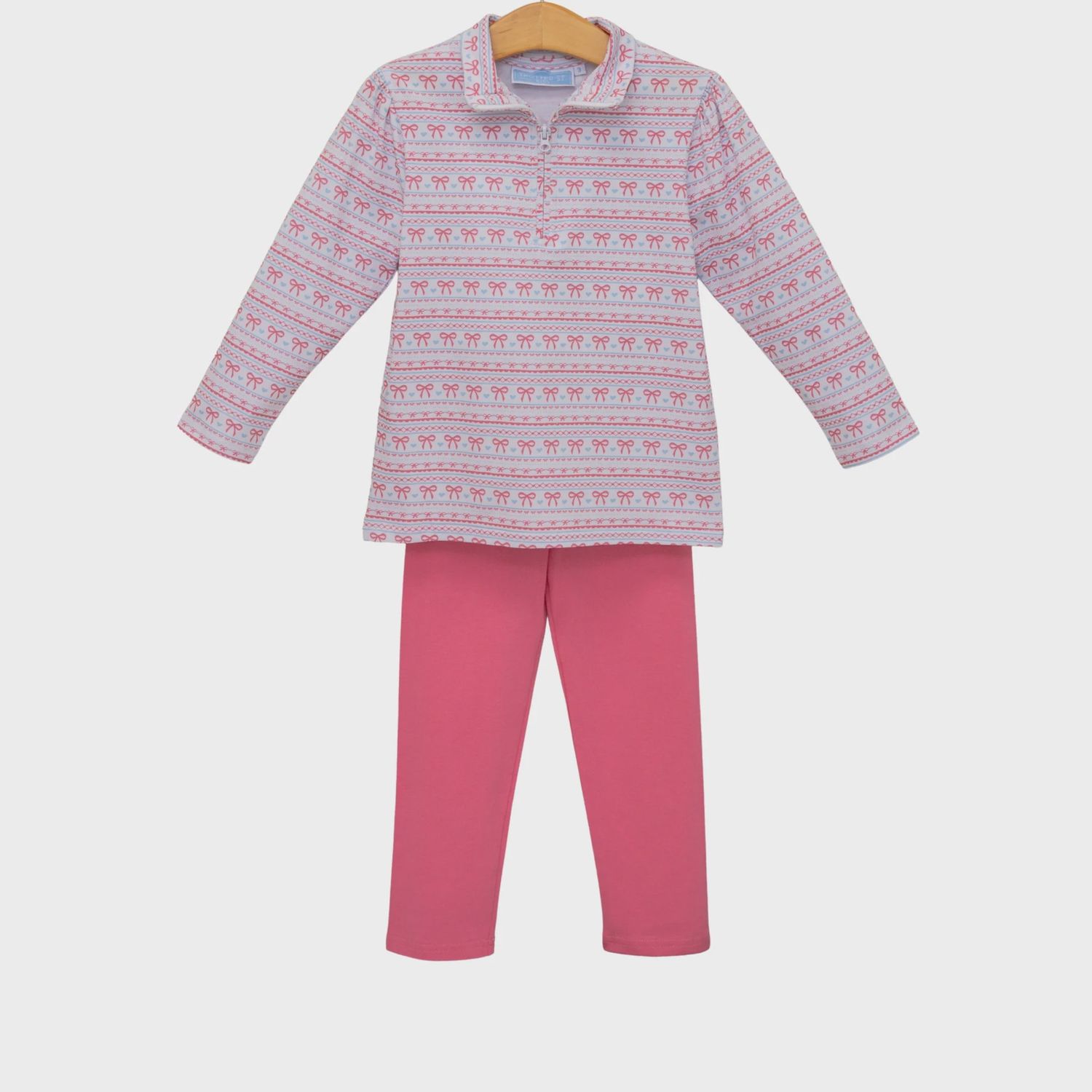 Sweetheart 1/4 zip pullover set