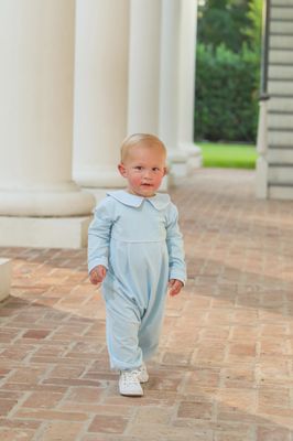Joseph Romper- Light Blue