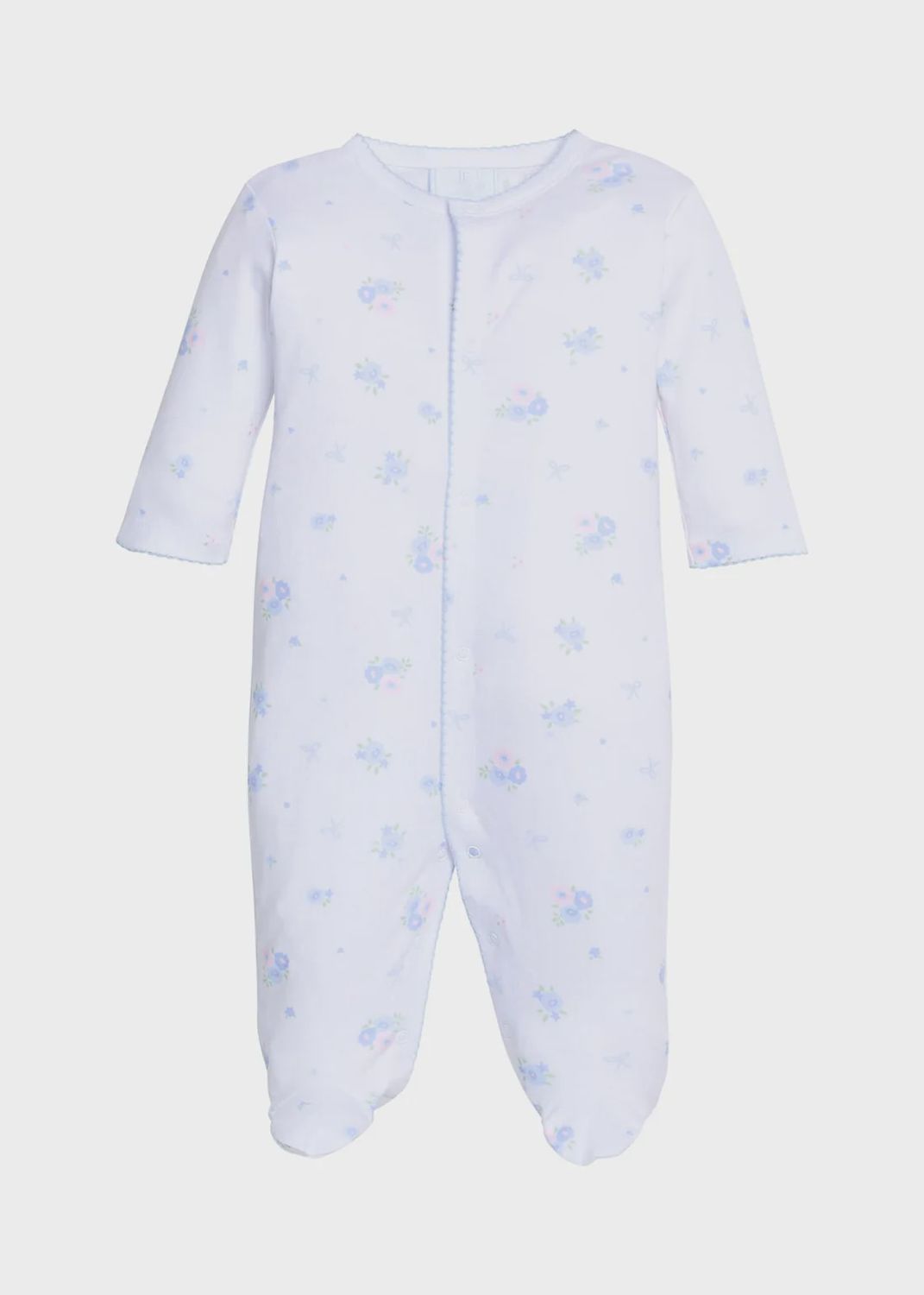 Printed Footie-Blue Bell Floral