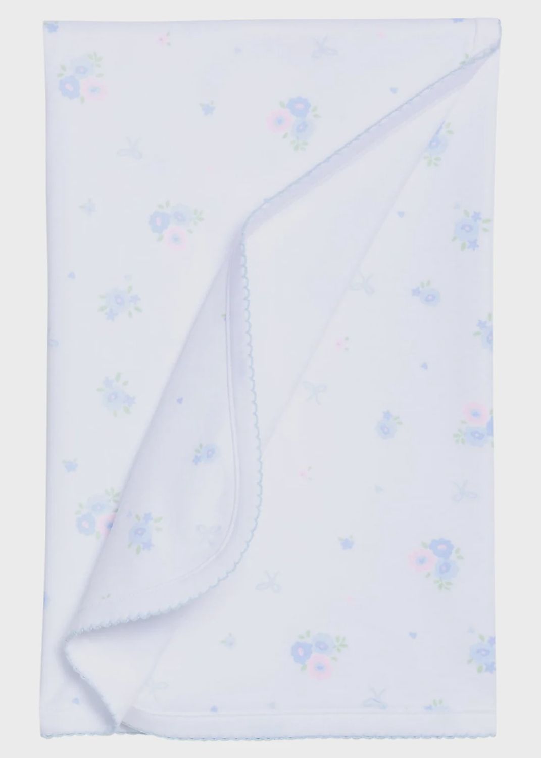 Printed Blanket-Blue Bell Floral