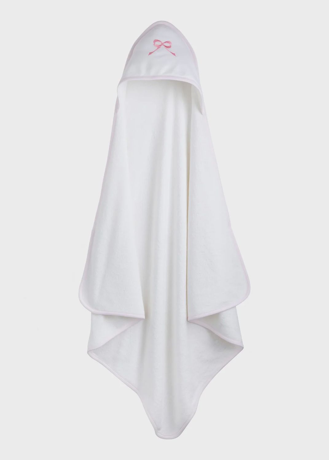 Hooded Towel-Pink Bow