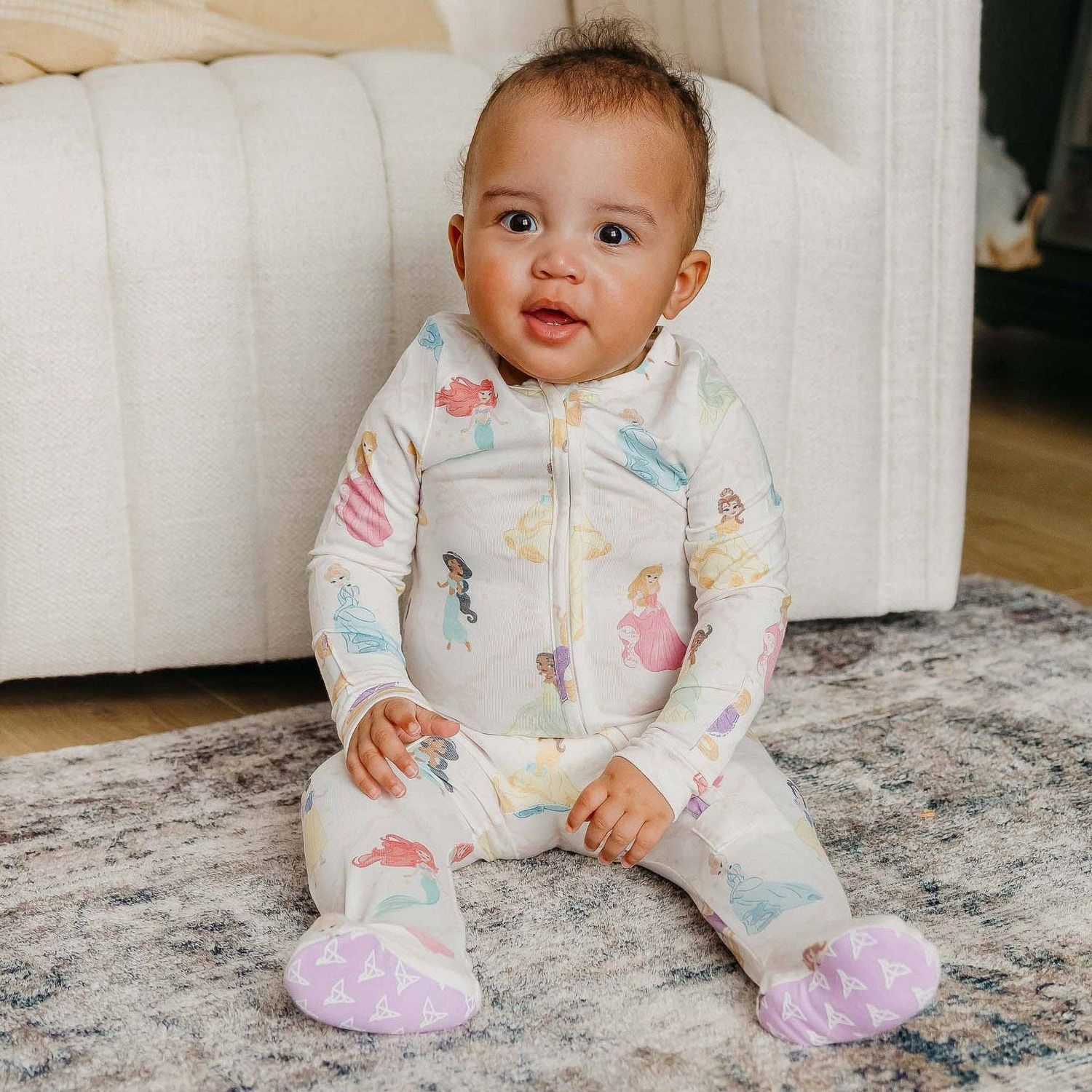 Zip-Up Footie Pajama - Disney Princess
