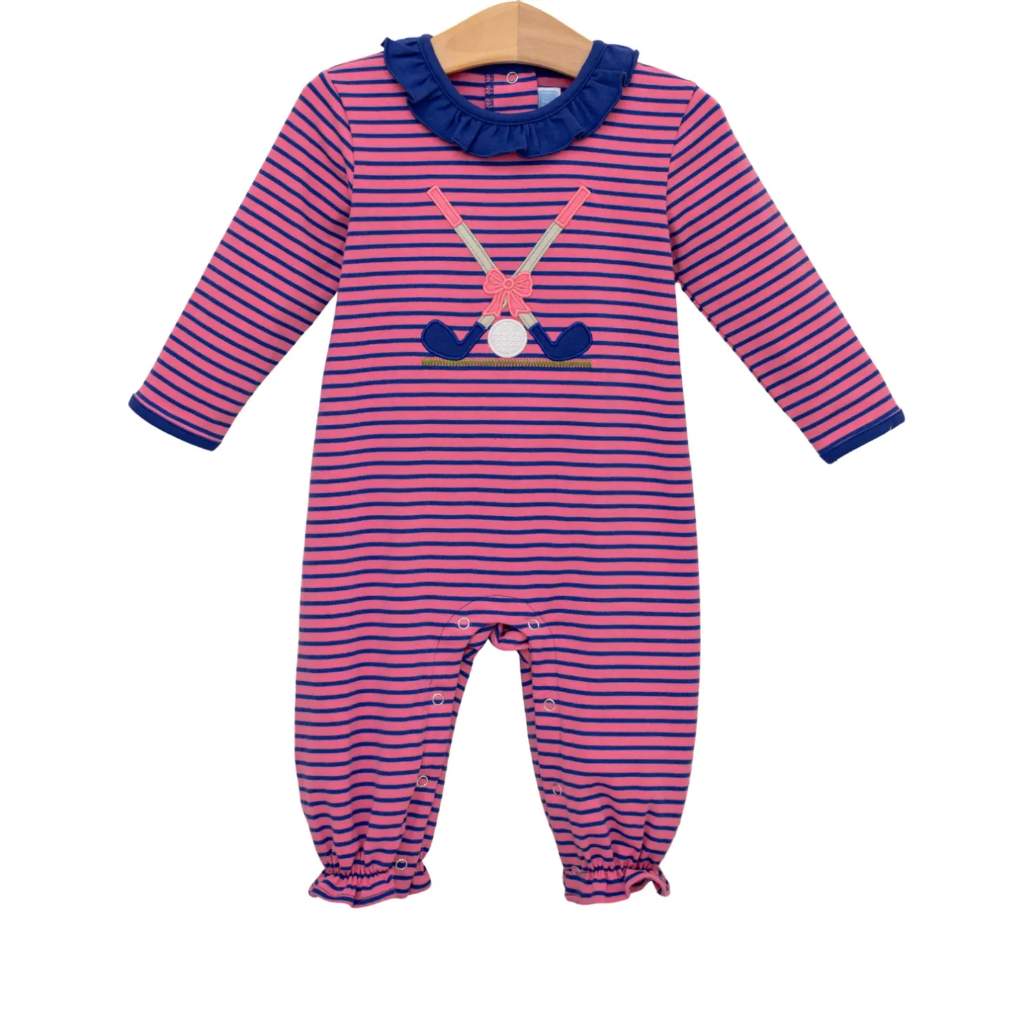 Girl Ruffle Golf Romper