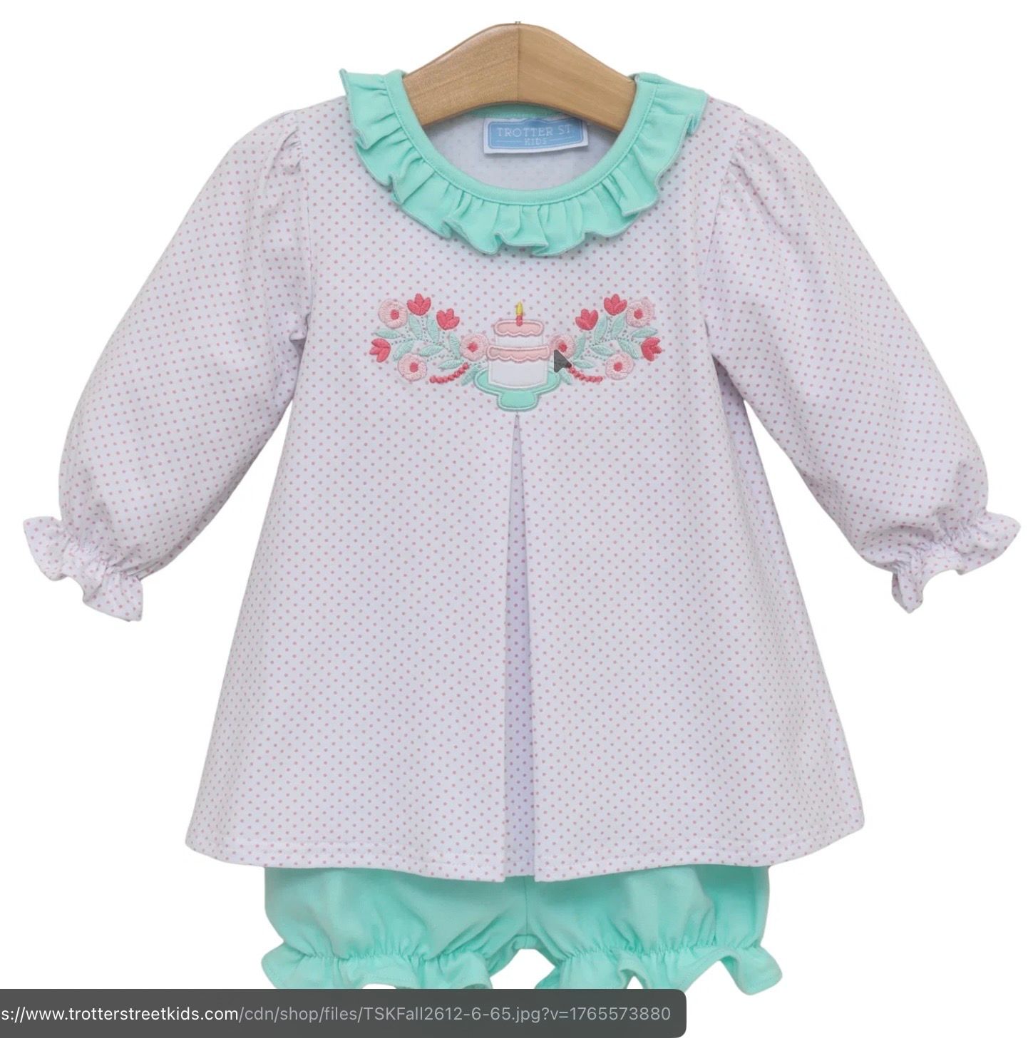 Birthday Ruffle Bloomer Set