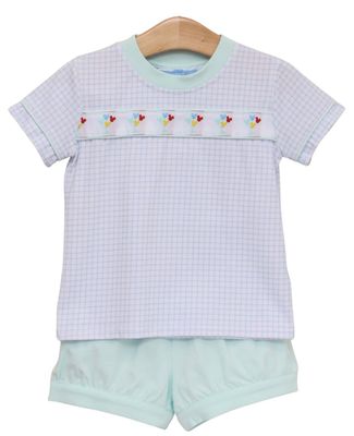 Magical Balloons Banded Short Set