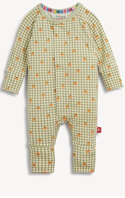 Pumpkin Plaid Magnetic Coverall