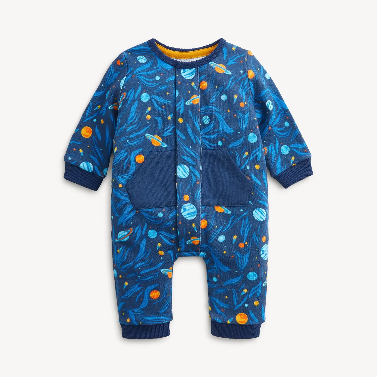 Space French Terry Romper