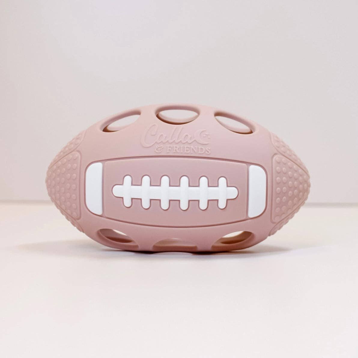 Touchdown Silicone Teether, Title: Petal Pink