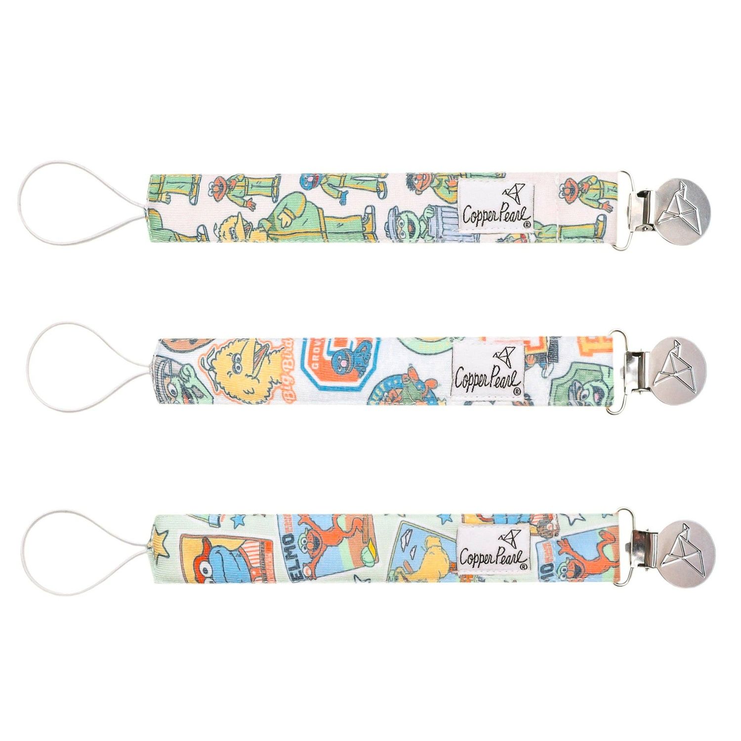 Binky Clips - Sesame Street Varsity Friends