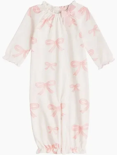 Bow Print Convertible Gown