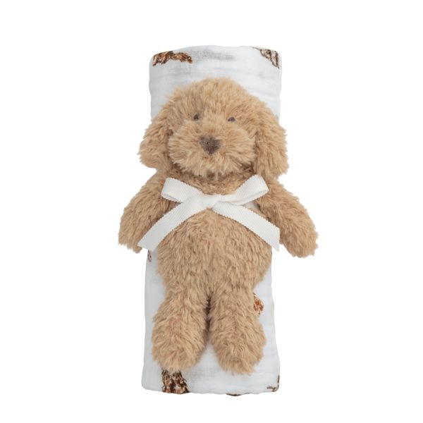 Doodle Swaddle and Rattle