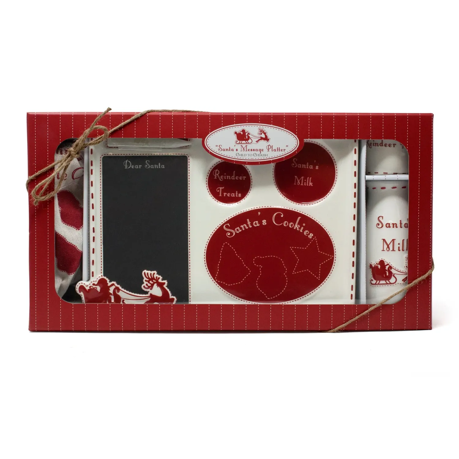 Santa's Cookie Platter Set