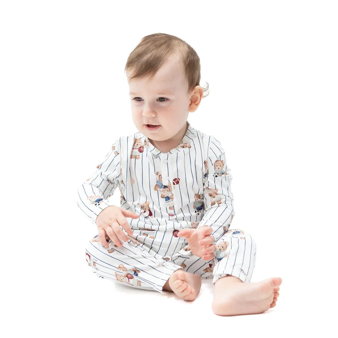 Mixed Sports Bears Romper