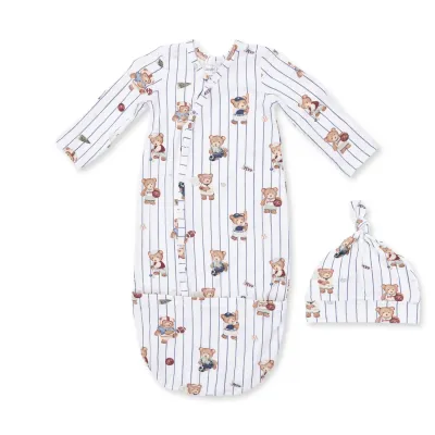 Sports Bears Gown &amp; Hat