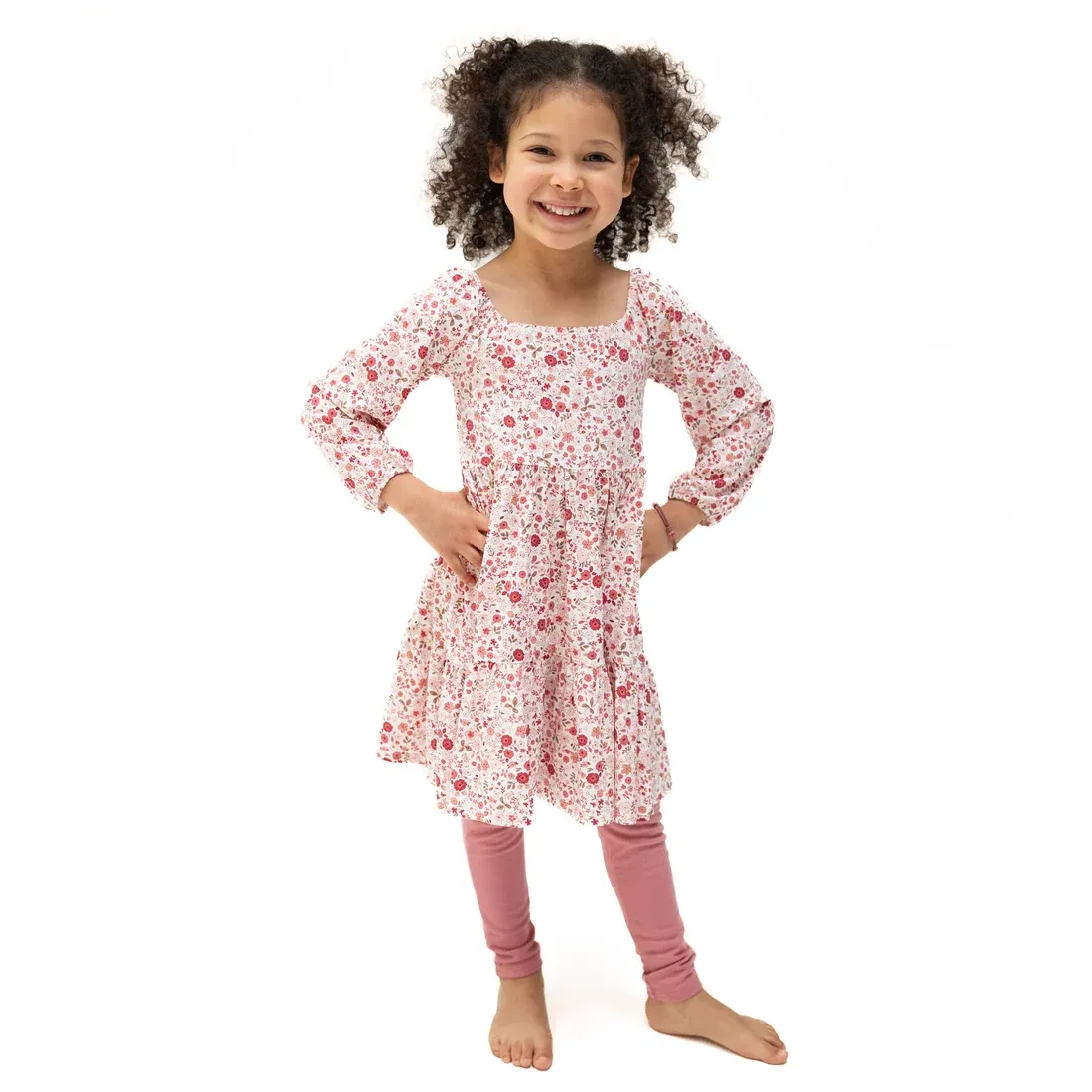 Serene Floral Dress Set