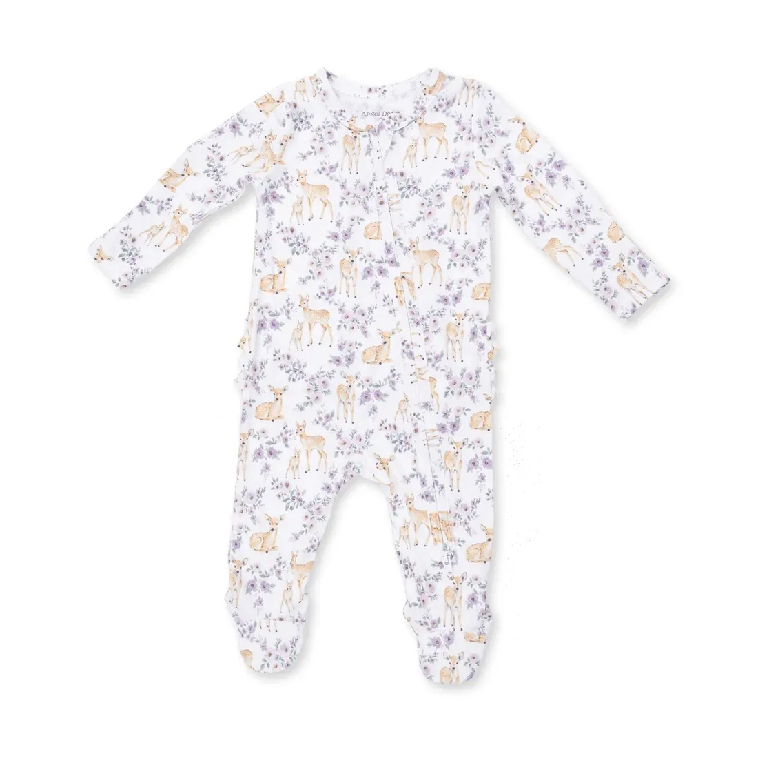 Floral Deer Footie