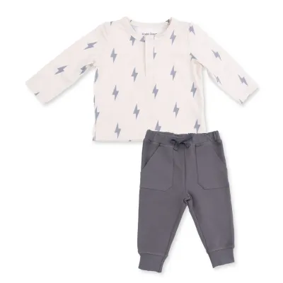 Lightning Henley Set