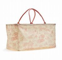 Toile Hamper/Bag, Color: pink