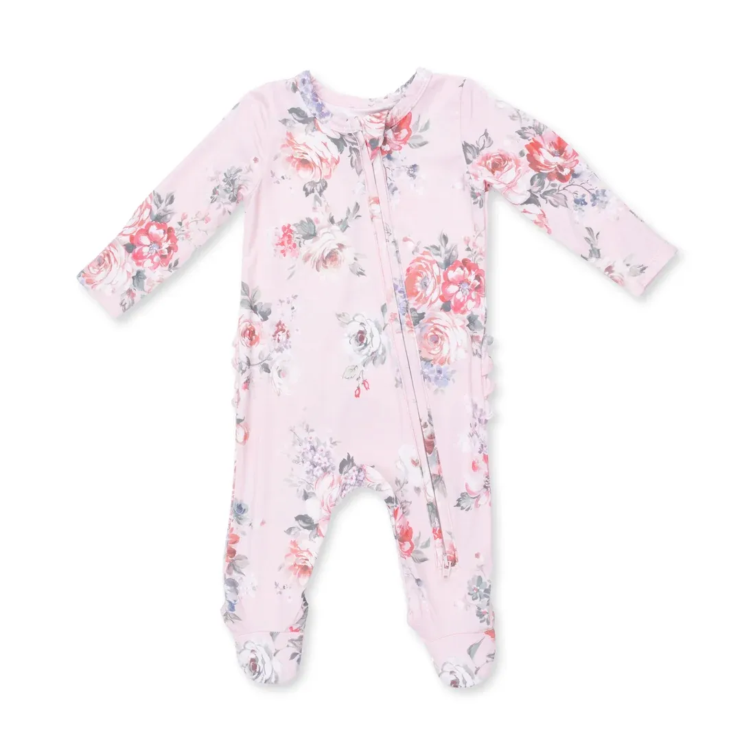 Pink Rose Footie
